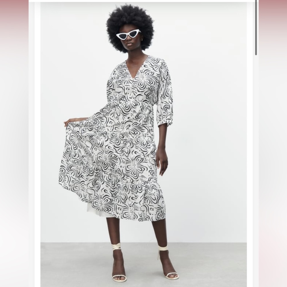 Zara Tiered Maxi Dress